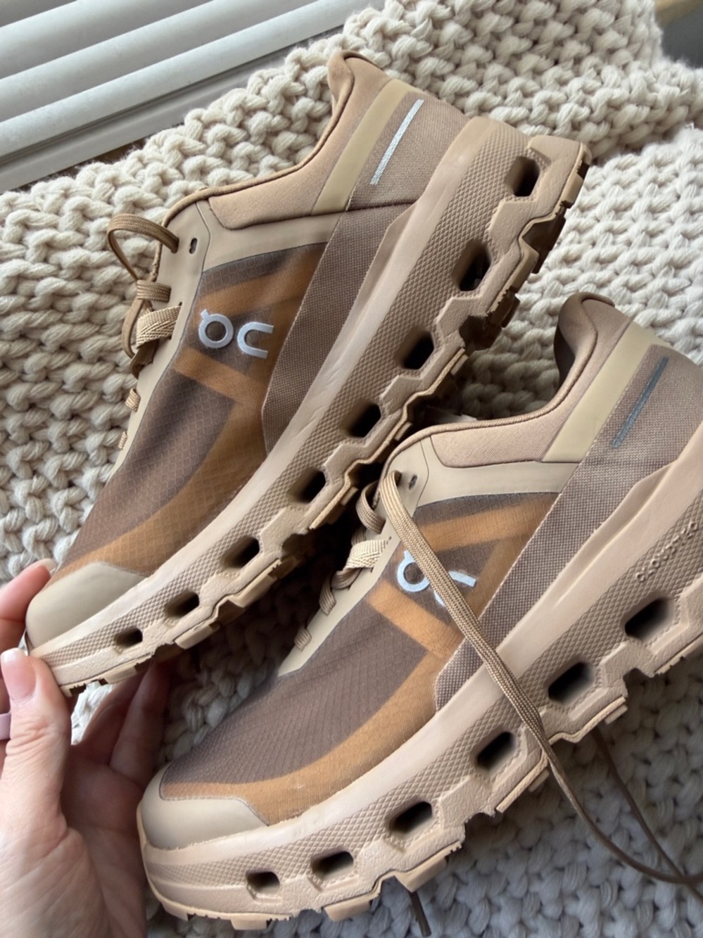 On Running Brown/Tan Cloud Runner Athletic Shoes - Picture 8 of 9